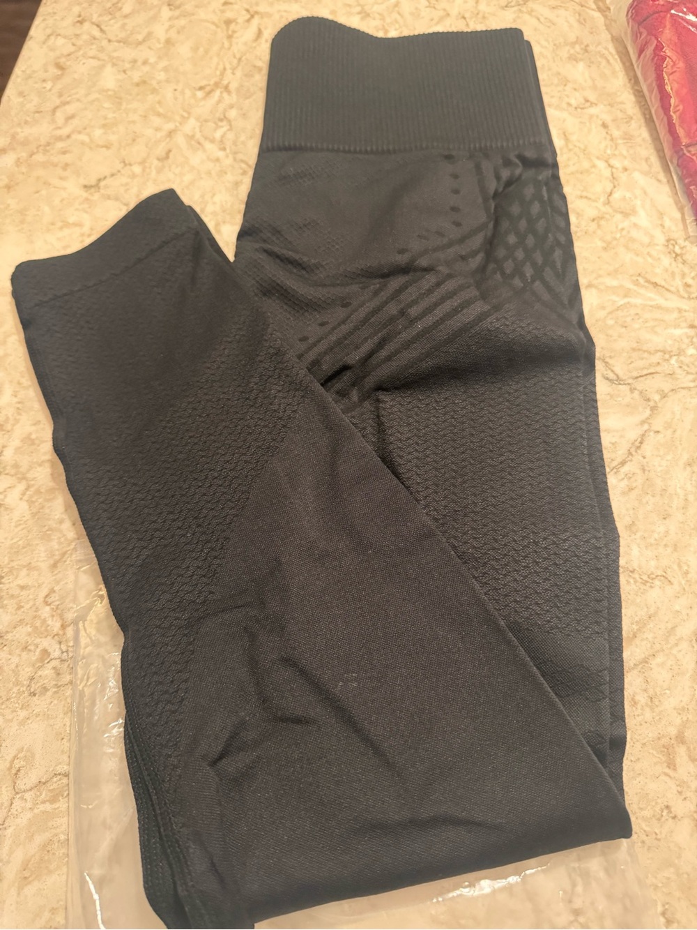High-Waist Black Seamless Leggings